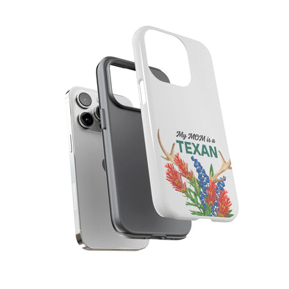 Texas MOM Phone Case - Tough & Stylish Floral Design