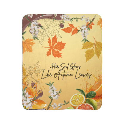 Whispering Maple Plush Throw for Women