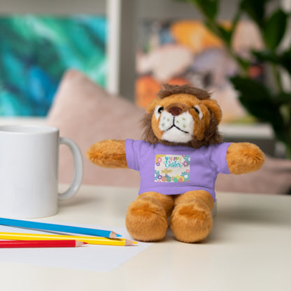 Happy Easter Stuffed Animal with T-Shirt