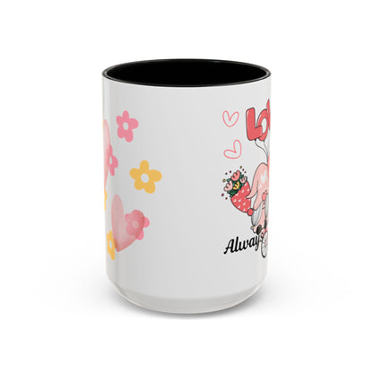 Love Always Accent Coffee Mug (11, 15oz)