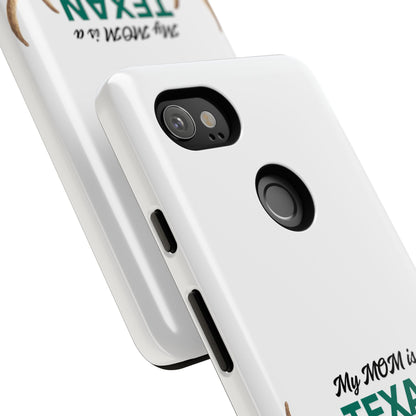 Texas MOM Phone Case - Tough & Stylish Floral Design