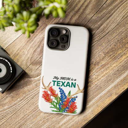 Texas MOM Phone Case - Tough & Stylish Floral Design