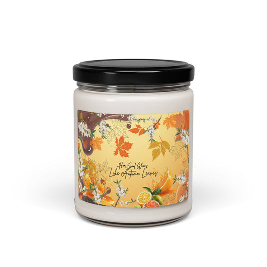 Autumn Leaves Scented Candle | Cozy Home Decor, Aromatherapy Gift, Fall Fragrance, Eco-Friendly Candle, Relaxation