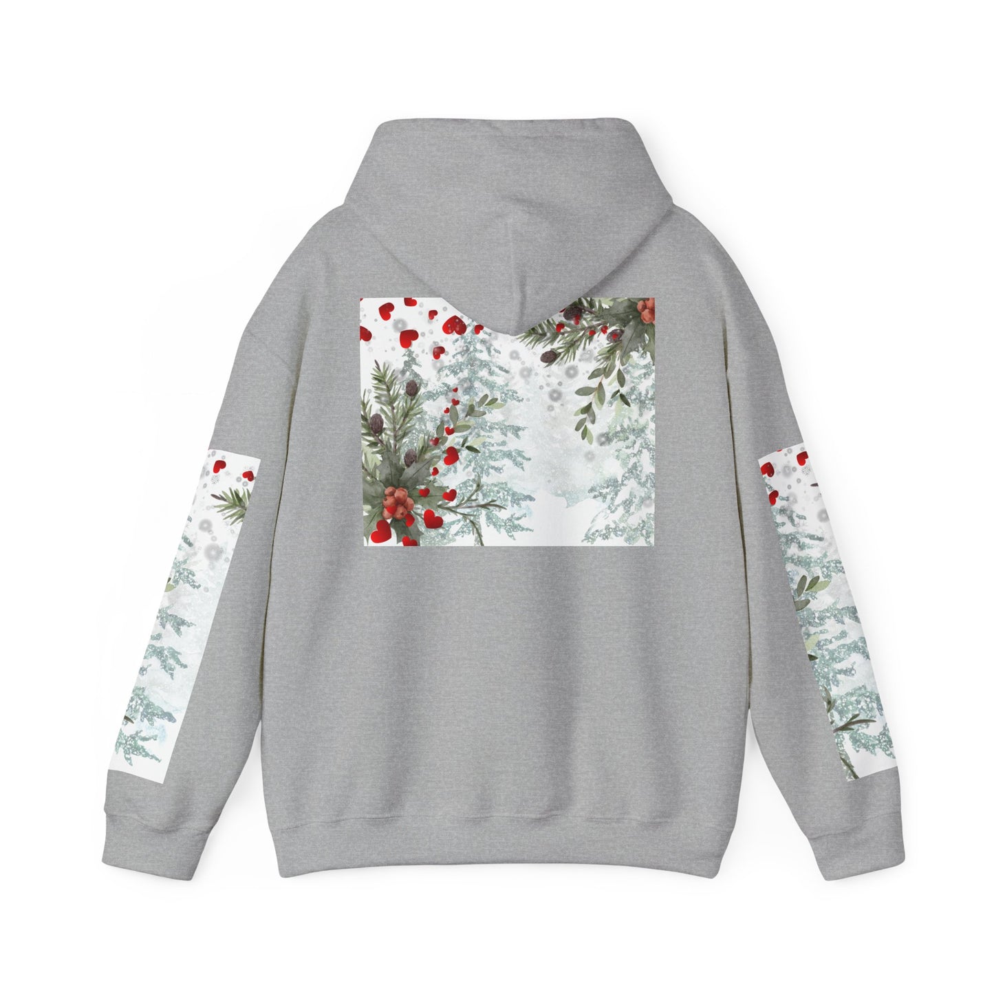 'Her Heart' Floral Winter Holiday Pullover