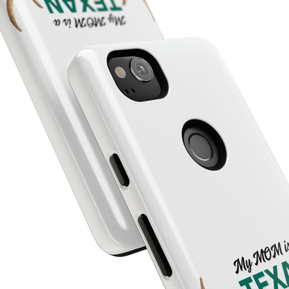 Texas MOM Phone Case - Tough & Stylish Floral Design