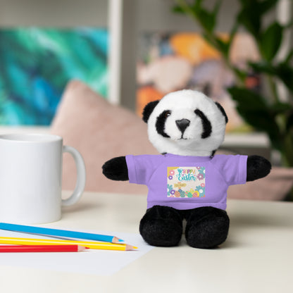 Happy Easter Stuffed Animal with T-Shirt