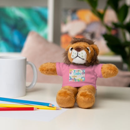 Happy Easter Stuffed Animal with T-Shirt