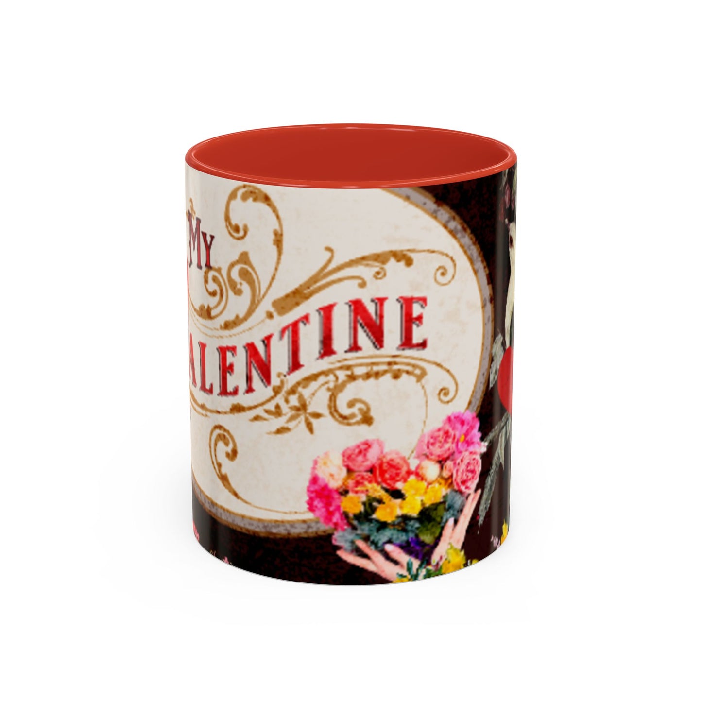 My Valentine Accent Coffee Mug 11 oz