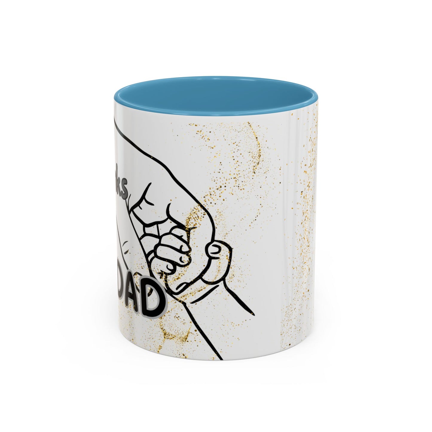 Thanks Dad Accent Coffee Mug — 'Thanks Dad' Father's Day Gift