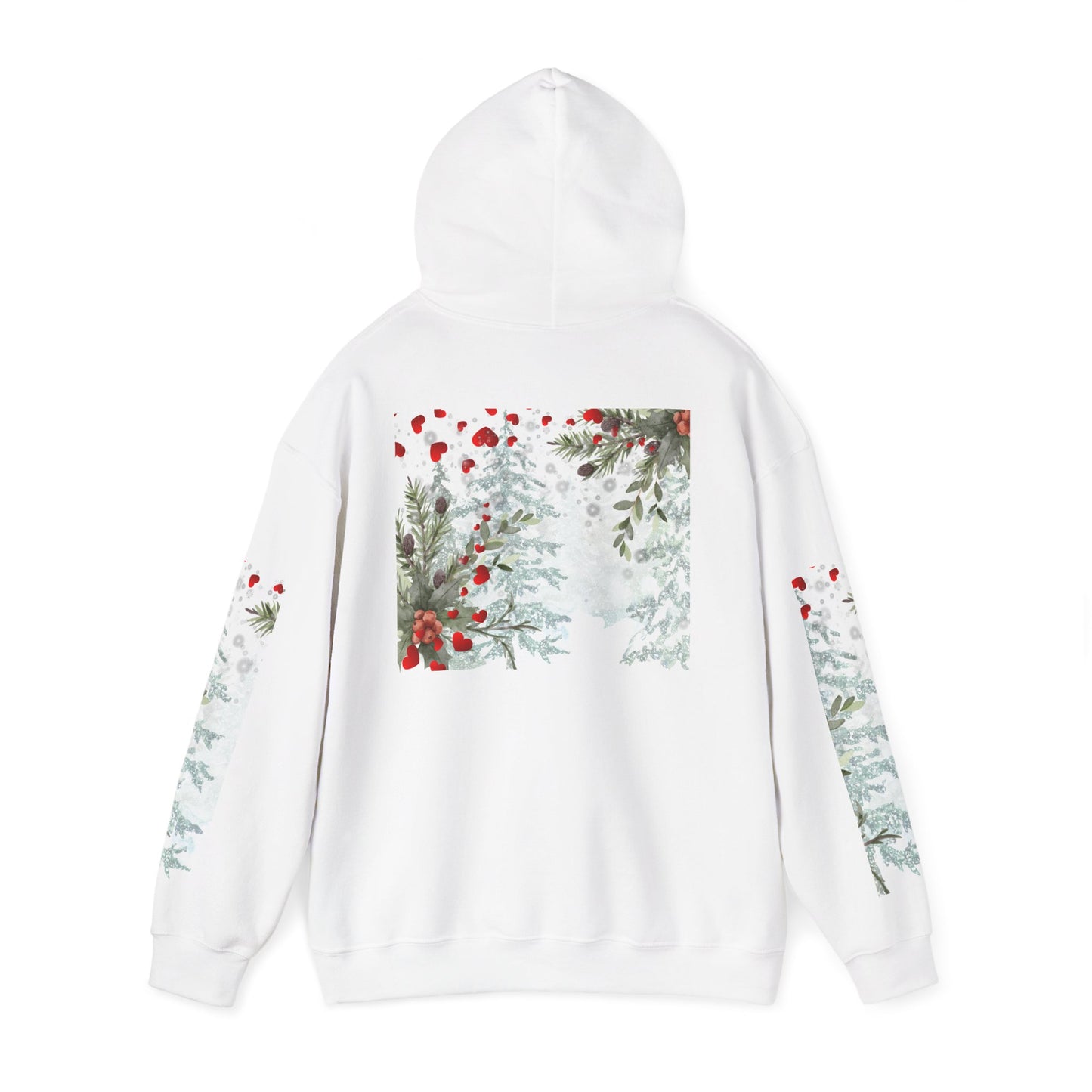 'Her Heart' Floral Winter Holiday Pullover