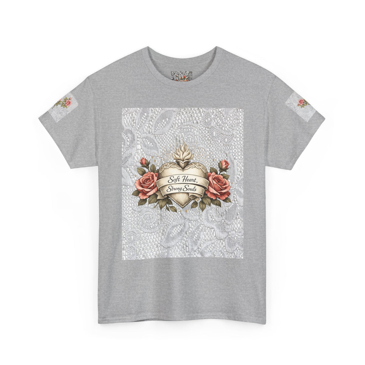 Shabby Chic Rose Floral T-Shirt