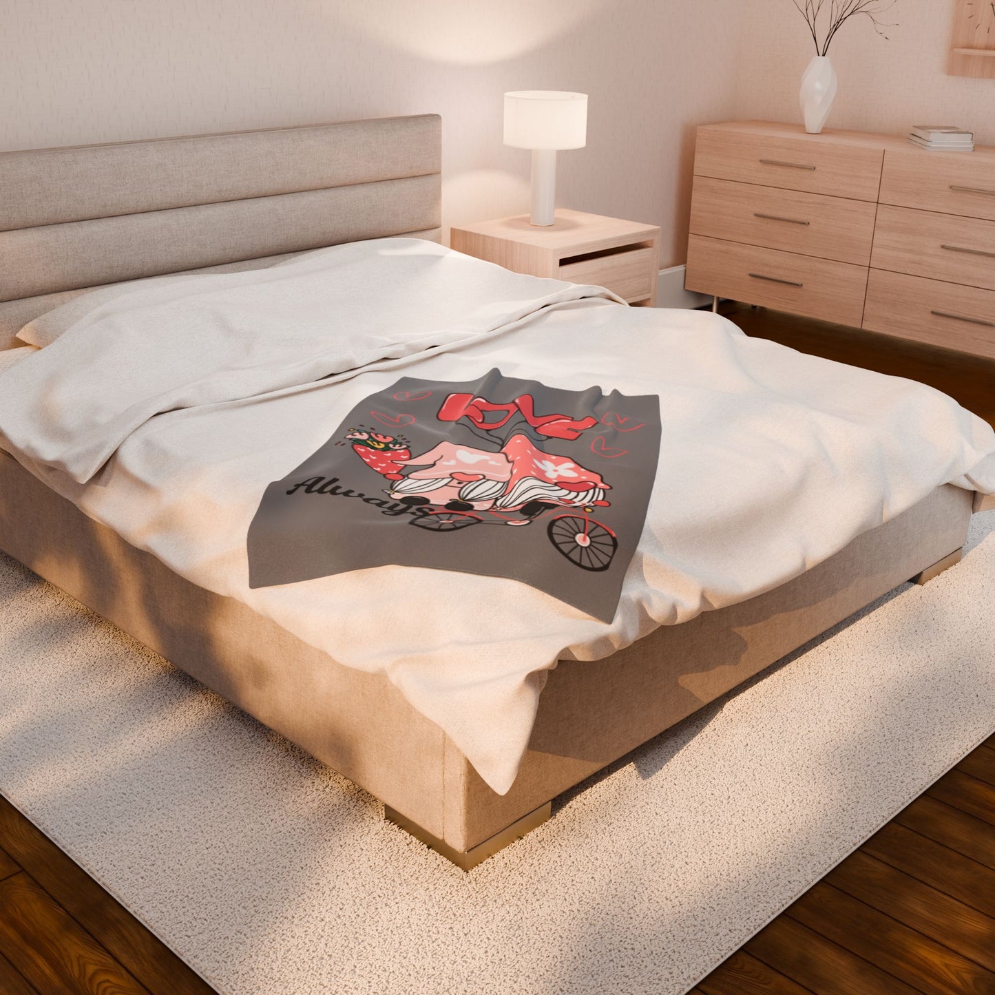 Love Always Velveteen Plush Blanket