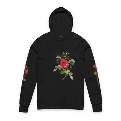 Mom Floral Hoodie - Unisex Long Sleeve Tee for Mother's Day