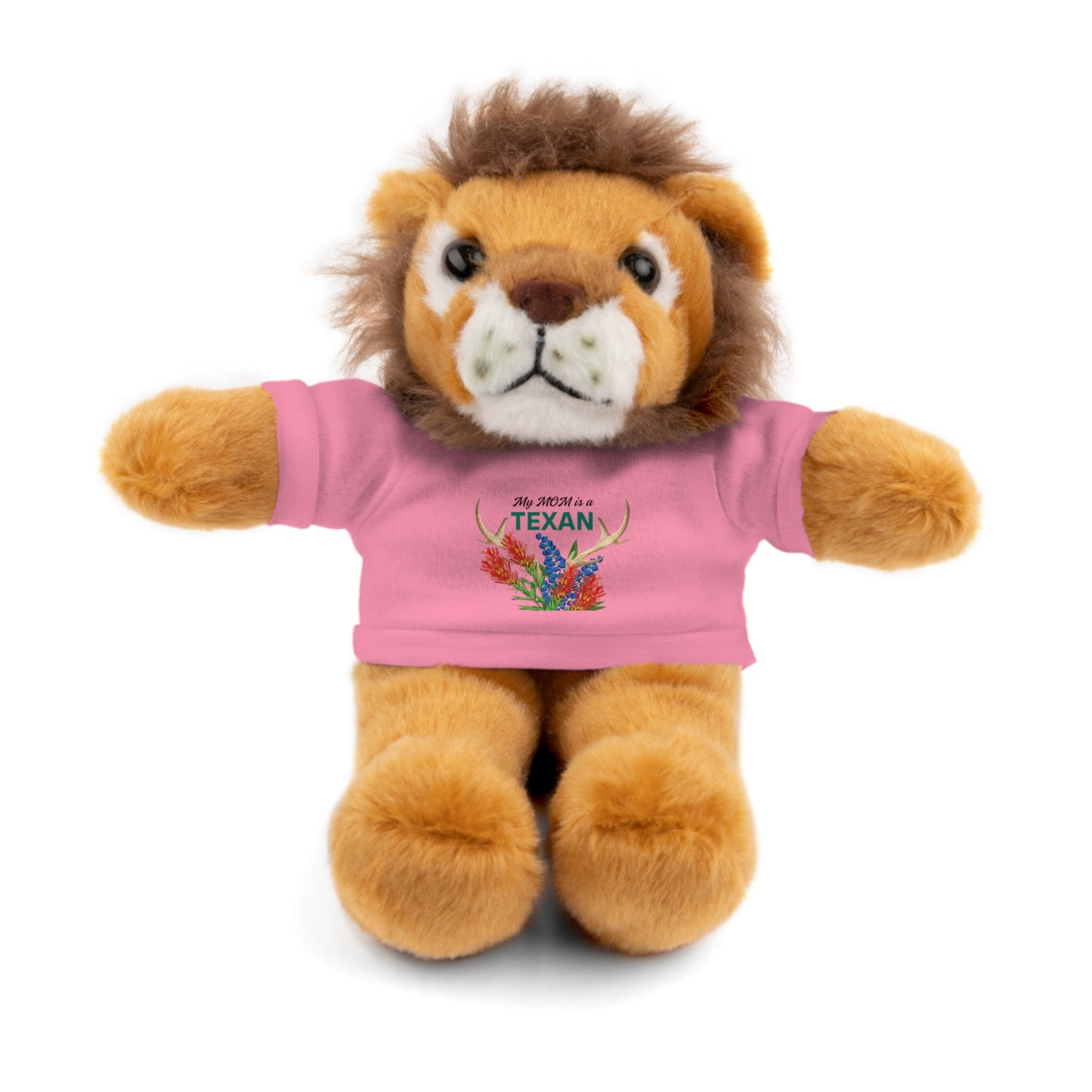 Texas MOM-Themed Stuffed Animal with Tee - Perfect Gift for Kids and Collectors