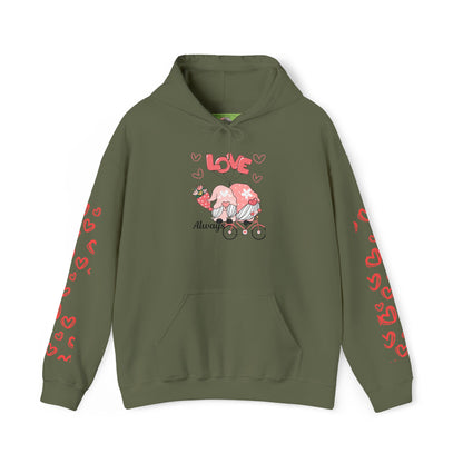 Love Always Cuddly Unisex Heavy Blend™ Hooded Sweatshirt