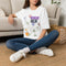 Bee Tones Floral Tee — Women's Soft T-Shirt with Bees & Flowers