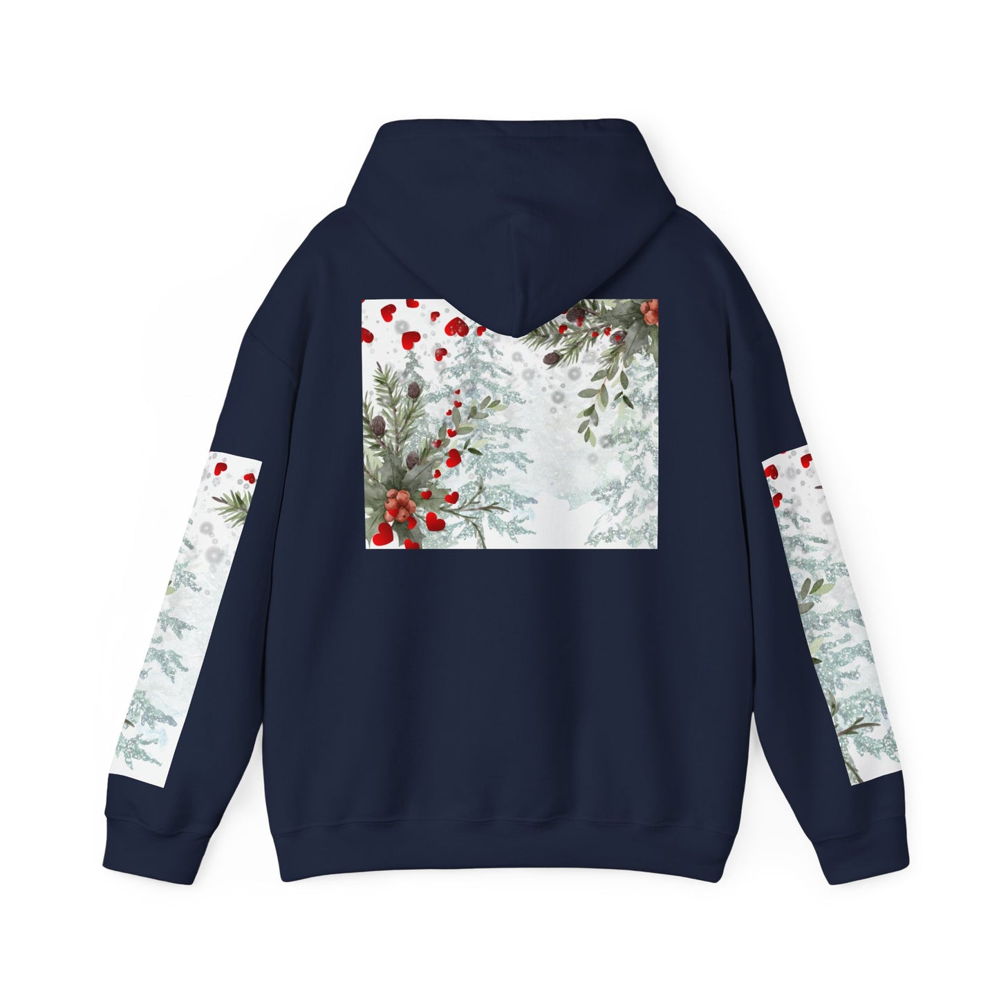 'Her Heart' Floral Winter Holiday Pullover