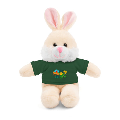 MOM is my Hero Stuffed Animal Tee Bear - Perfect Gift for Kids & Celebrations