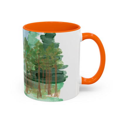 Dad Time Coffee Mug — Scenic Forest Father’s Day Accent Mug (11/15oz)