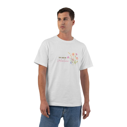 You Are My Valentine Short-Sleeve T-Shirt — Classic Plain Crewneck Tee