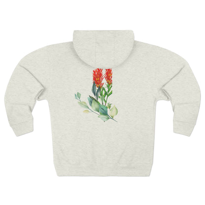 Texas MOM-Floral Unisex Zip Hoodie - Comfortable and Stylish