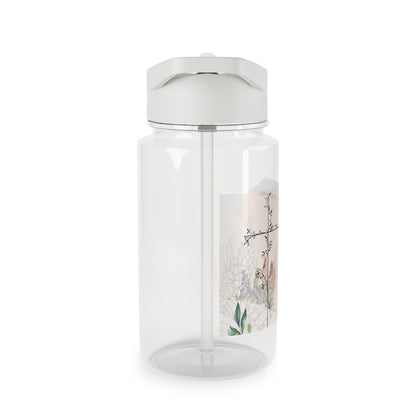 Inspirational Tritan Water Bottle - "Love Happens" Design - Perfect for Fitness and Everyday Use