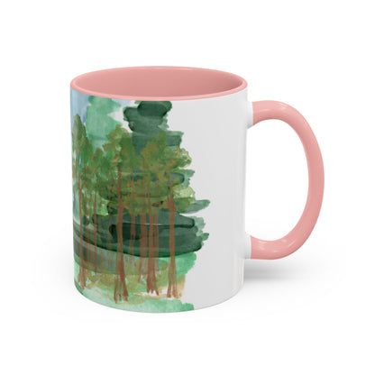 Dad Time Coffee Mug — Scenic Forest Father’s Day Accent Mug (11/15oz)