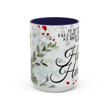 Mug — 'Her Heart' Inspirational Winter Coffee Mug (Accent, 11/15oz)