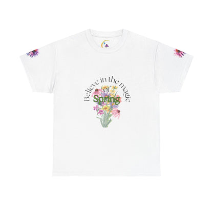 "Believe in the Magic of Spring" Unisex Heavy cotton Tee