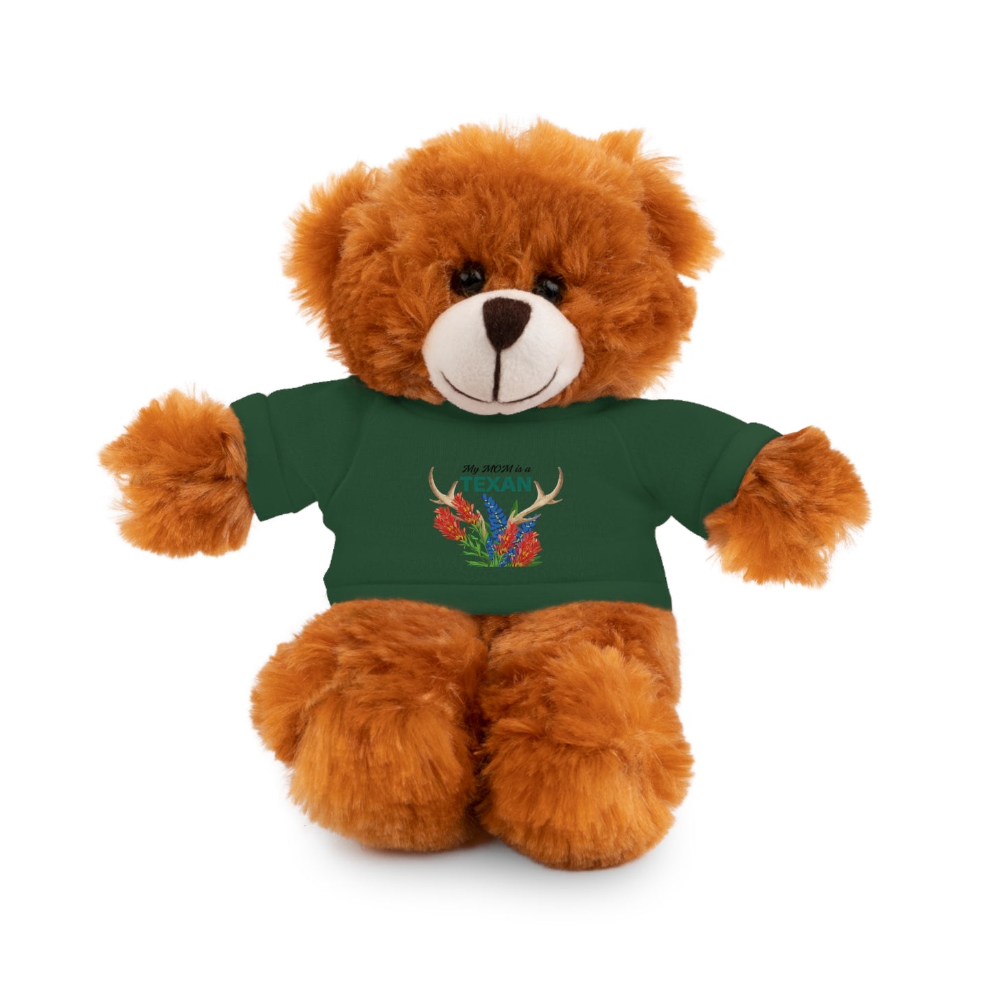 Texas MOM-Themed Stuffed Animal with Tee - Perfect Gift for Kids and Collectors