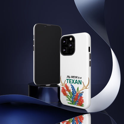 Texas MOM Phone Case - Tough & Stylish Floral Design