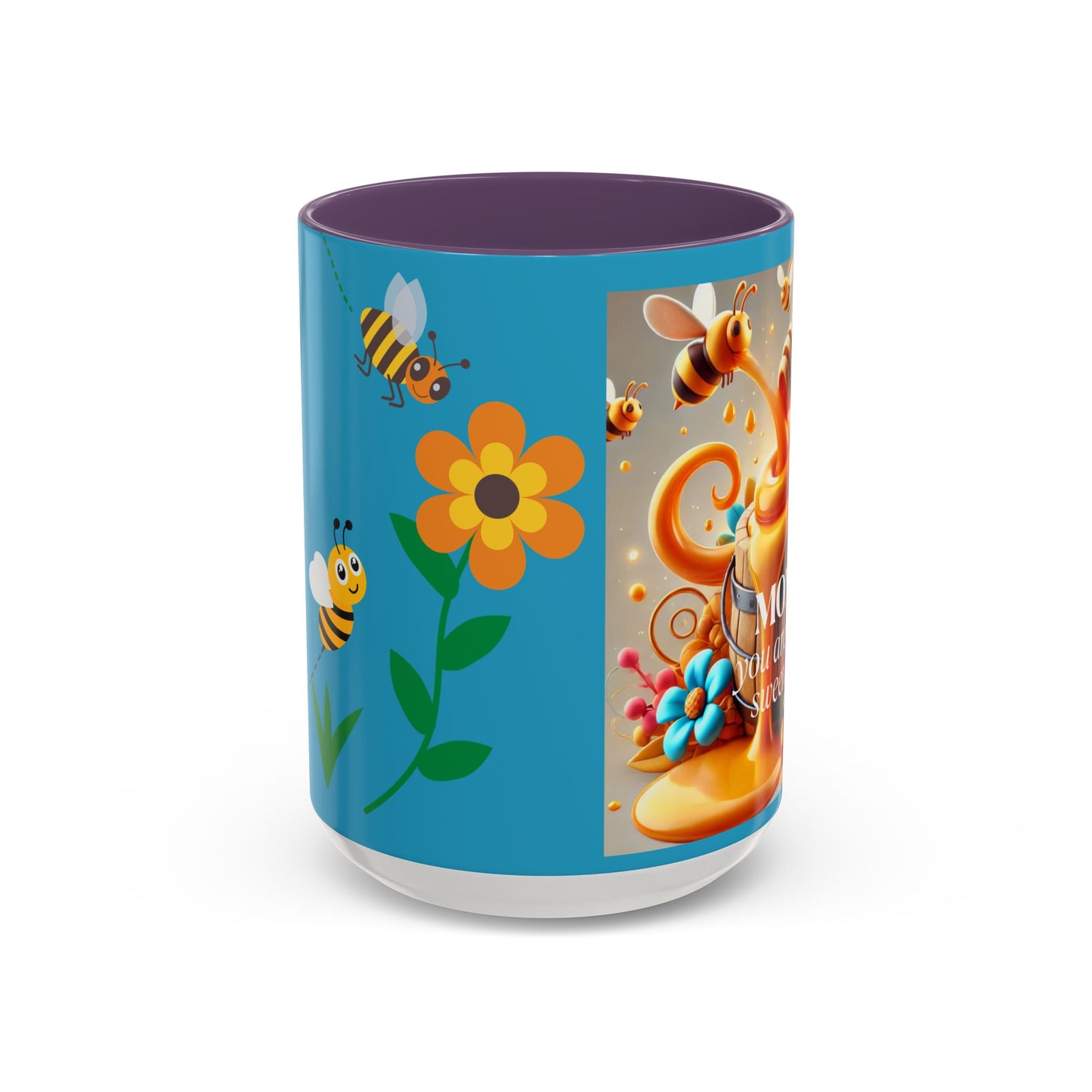 Sweetest Mom Coffee Mug - Bee & Honey Design - Perfect Gift for Mother's Day