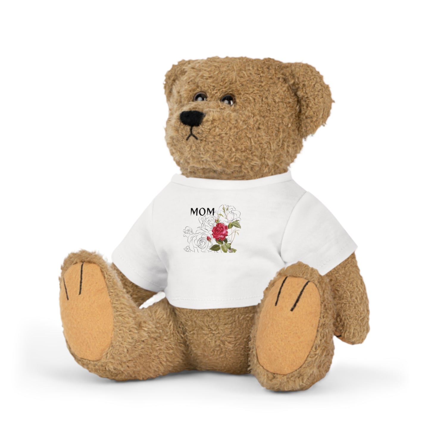 Mom - Floral T-Shirt Bear