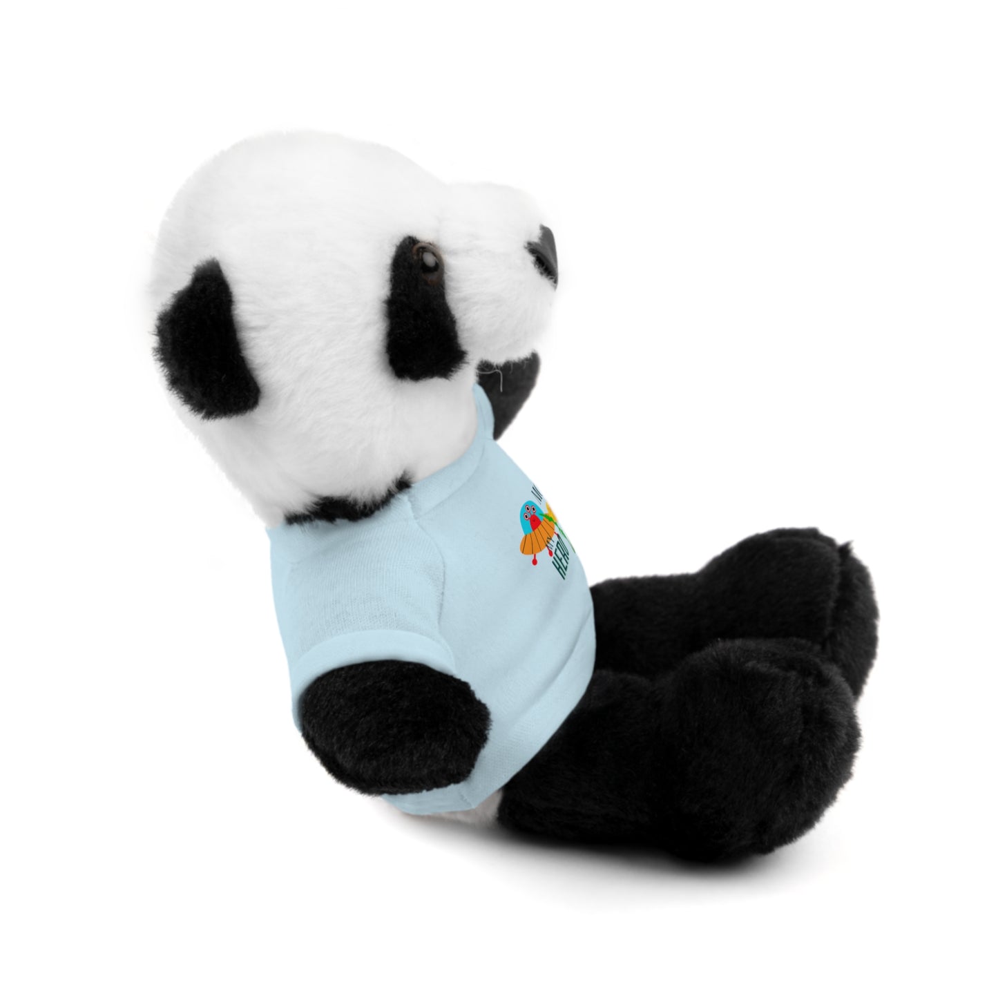 MOM is my Hero Stuffed Animal Tee Bear - Perfect Gift for Kids & Celebrations