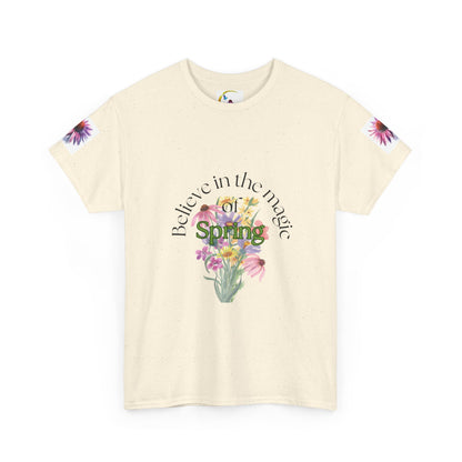 "Believe in the Magic of Spring" Unisex Heavy cotton Tee