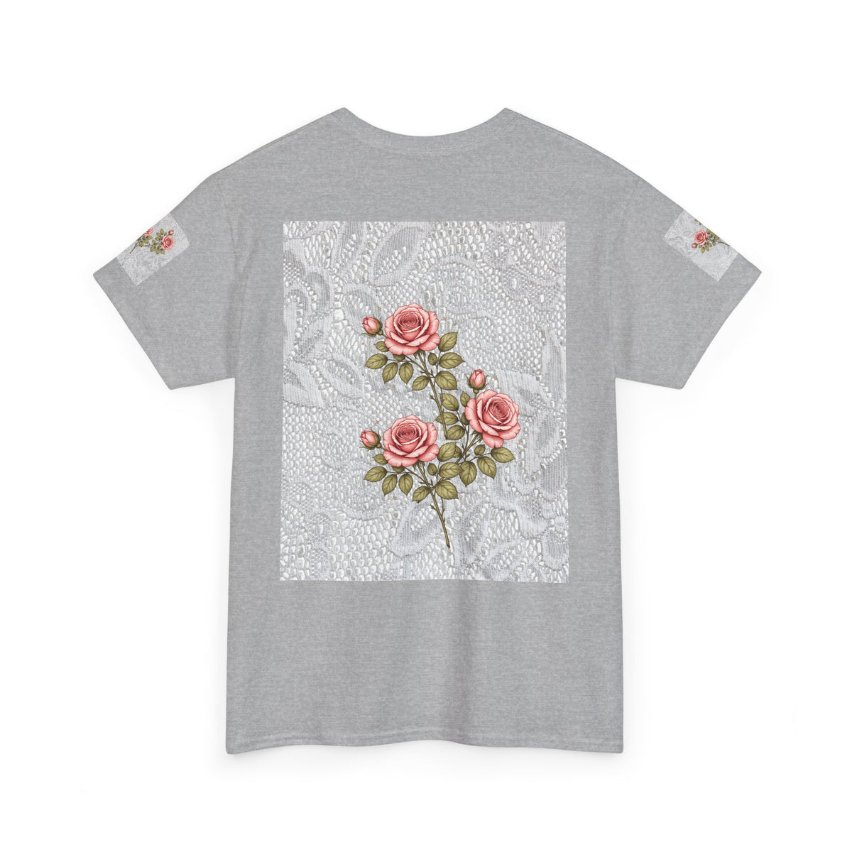 Shabby Chic Rose Floral T-Shirt