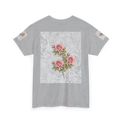 Shabby Chic Rose Floral T-Shirt