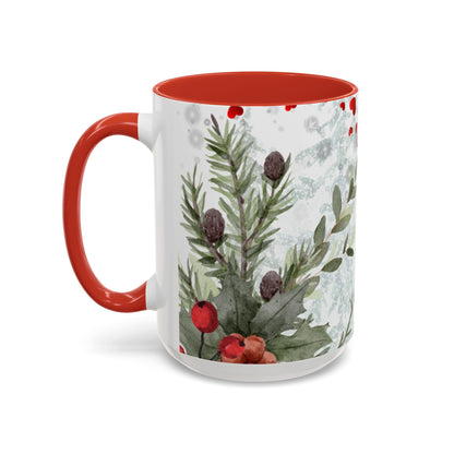 Mug — 'Her Heart' Inspirational Winter Coffee Mug (Accent, 11/15oz)