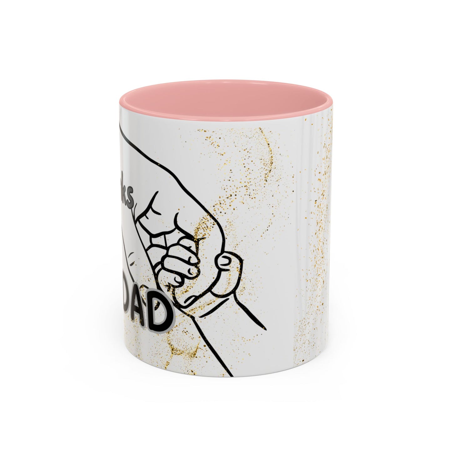 Thanks Dad Accent Coffee Mug — 'Thanks Dad' Father's Day Gift