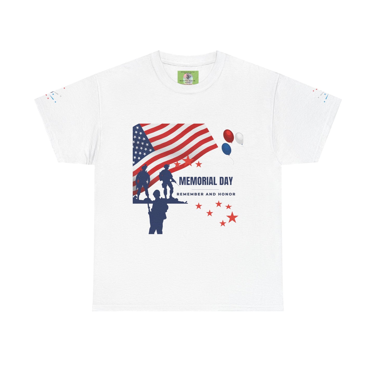 Memorial Day Tribute Tee, Unisex Cotton Shirt, Veterans Day Gift, Patriotic T-shirt, Remembrance Apparel