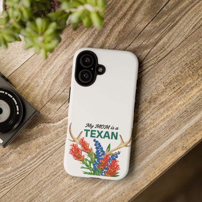 Texas MOM Phone Case - Tough & Stylish Floral Design
