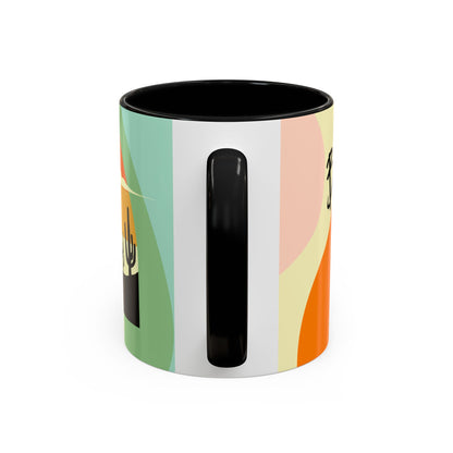 Vintage Off-Road Truck Coffee Mug — Desert Sunset Accent