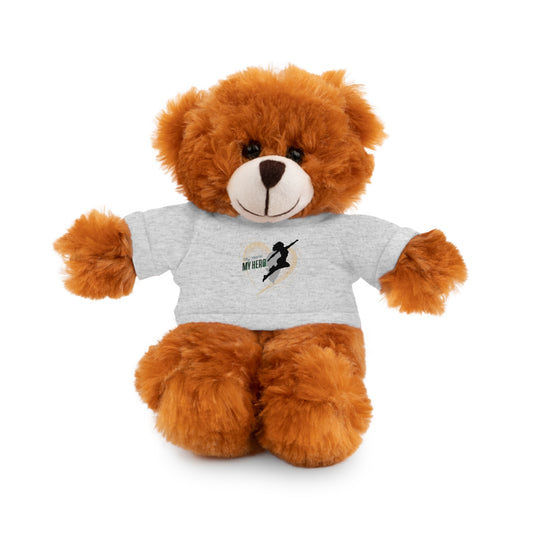 Hero MOM Stuffed Animal with T-Shirt – Customizable Gift for Kids & Collectors