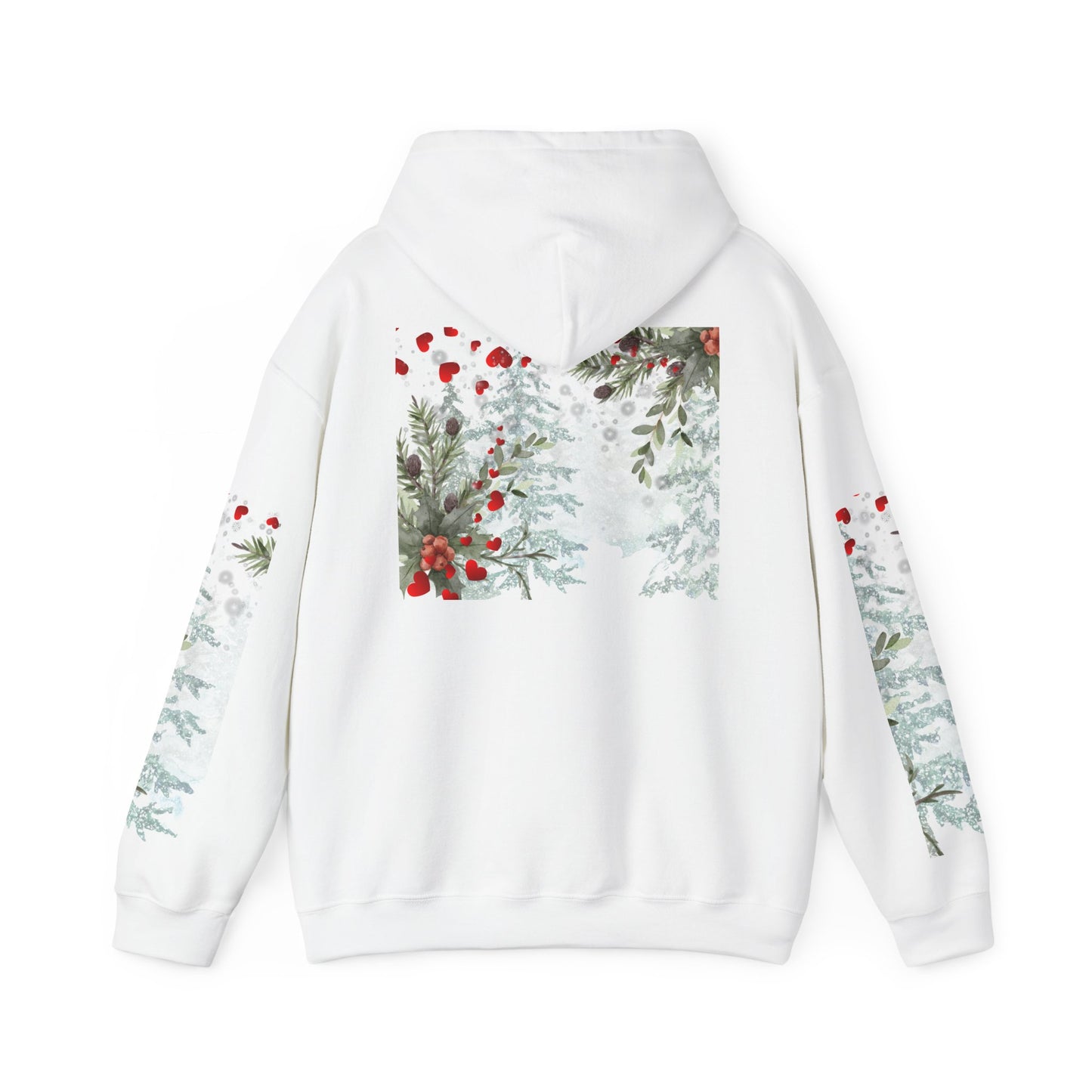 'Her Heart' Floral Winter Holiday Pullover