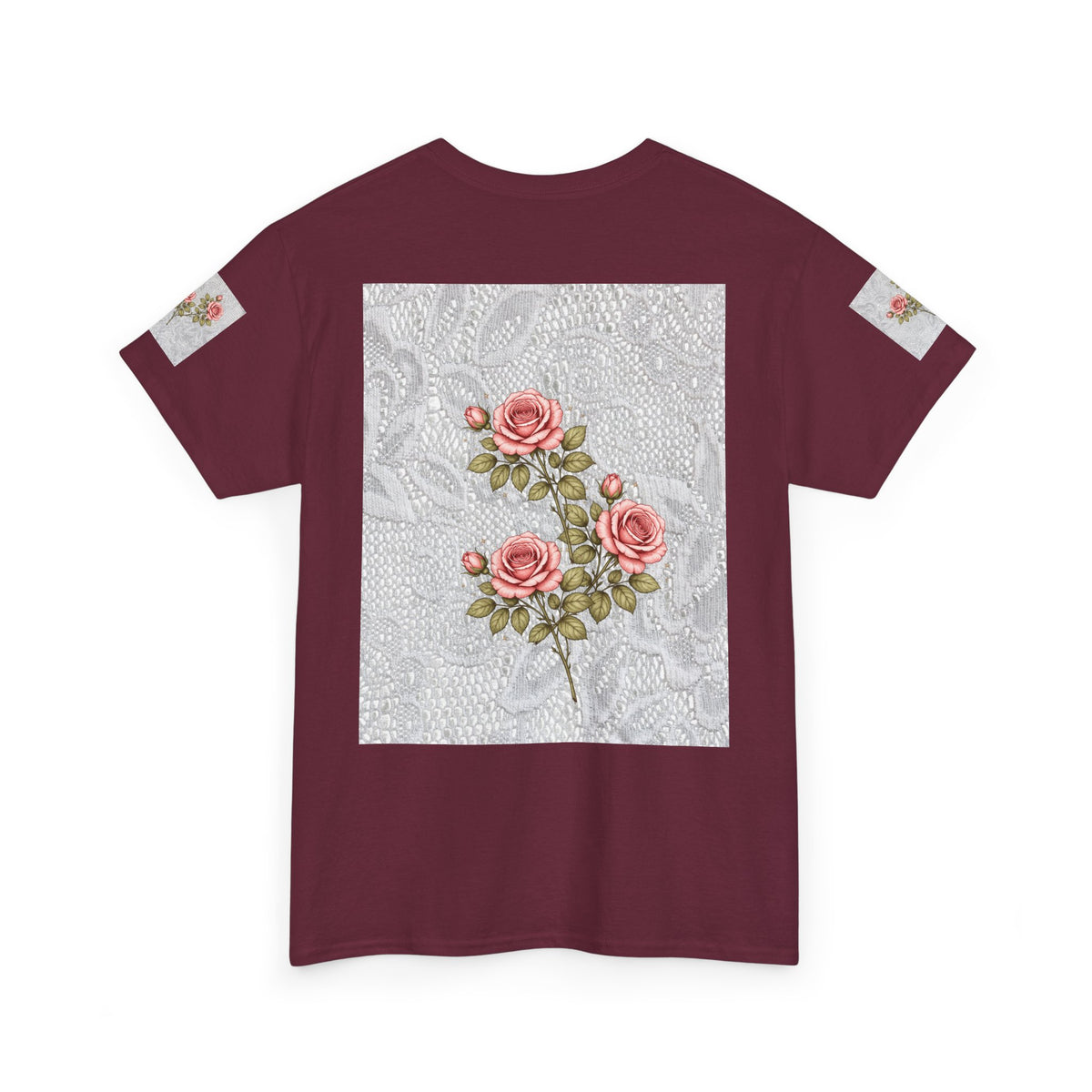 Shabby Chic Rose Floral T-Shirt