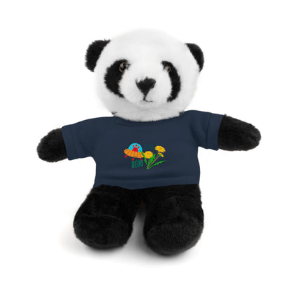MOM is my Hero Stuffed Animal Tee Bear - Perfect Gift for Kids & Celebrations