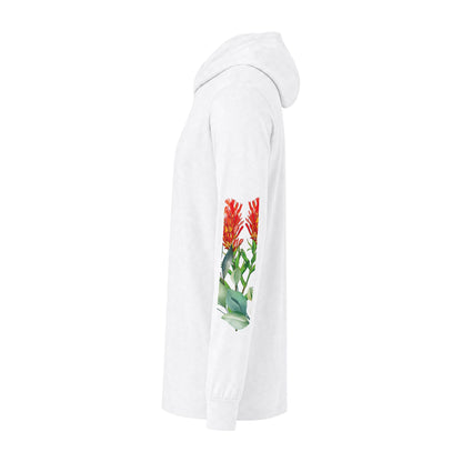 Mom is a Texan Bluebonnet- Long Sleeve Hoodie - Floral Design - Unisex