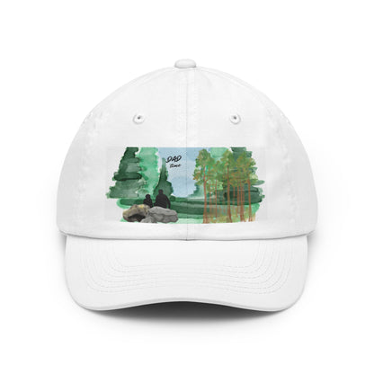 Dad Time — Forest Lake Watercolor Cap ("Dad Vibes")