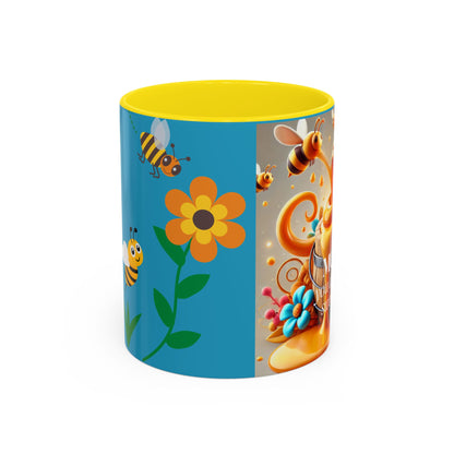 Sweetest Mom Coffee Mug - Bee & Honey Design - Perfect Gift for Mother's Day