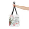 Her Heart Winter Floral Tote Bag — Romantic Holiday Gift